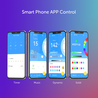 Łańcuch świątecznych lampek Dreamcolor BT muzyka WS2812B RGBIC oświetlenie adresowalne wesele girlanda dekoracyjna zewnętrzna USB DC5V 4